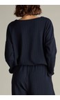 Sahara Night / Plum Small Broken Check & Stripe Boxy Top  