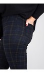 Robell Navy 69 Bella Check Trouser  