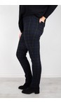 Robell Navy 69 Bella Check Trouser  