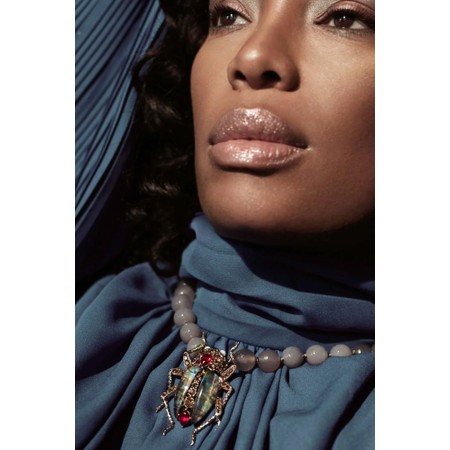 Bill Skinner Bejewelled Beetle Statement Necklace - Gold