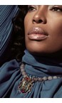 Bill Skinner Gold Bejewelled Beetle Statement Necklace  