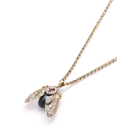 Bill Skinner Moth Tahition Pearl Necklace - Black