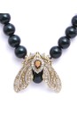 Bill Skinner Tahition / Gold Moth Statement Tahition Pearl Necklace  