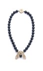 Bill Skinner Tahition / Gold Moth Statement Tahition Pearl Necklace  