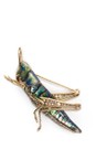 Bill Skinner Gold Grasshopper Brooch  