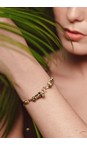 Bill Skinner Gold Clouded Leopard Friendship Bracelet  