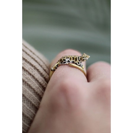 Bill Skinner Clouded Leopard Ring - Gold