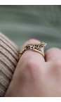 Bill Skinner Gold Clouded Leopard Ring  
