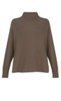 Amazing Woman Slate  Jolie Slate Boxy High Neck Knit  