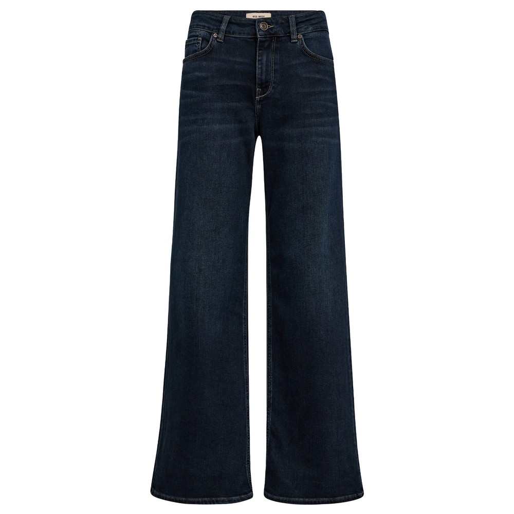 Mos Mosh Dara Dark Blue Hera Wide Leg Jean 447 Dark Blue