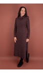 Mama B Riga Moro Tosca R Riga Moro Fleece Stripe Long Dress  