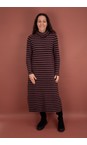 Mama B Riga Moro Tosca R Riga Moro Fleece Stripe Long Dress  