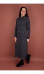 Mama B Riga Notte Tosca R Riga Notte Fleece Stripe Long Dress  
