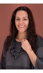 Suzie Blue Grey Knot Multi Strand Grey Jersey Necklace  