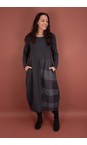 Mama B Antracite Mia S Antracite Check Insert Dress  