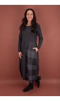 Mama B Antracite Mia S Antracite Check Insert Dress  