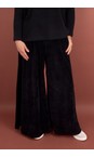 Mama B Nero Nuccia Nero Soft Cord Wide Trouser  