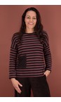 Mama B Riga Moro Buccia R Riga Moro Boxy Stripe Top  