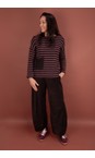 Mama B Riga Moro Buccia R Riga Moro Boxy Stripe Top  