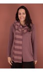 Mama B Riga Cipolla Segovia R Riga Cipolla Stripe Fleece Scarf  