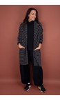 Mama B Riga Notte Soufle R Riga Notte Stripe Fleece Cardigan  