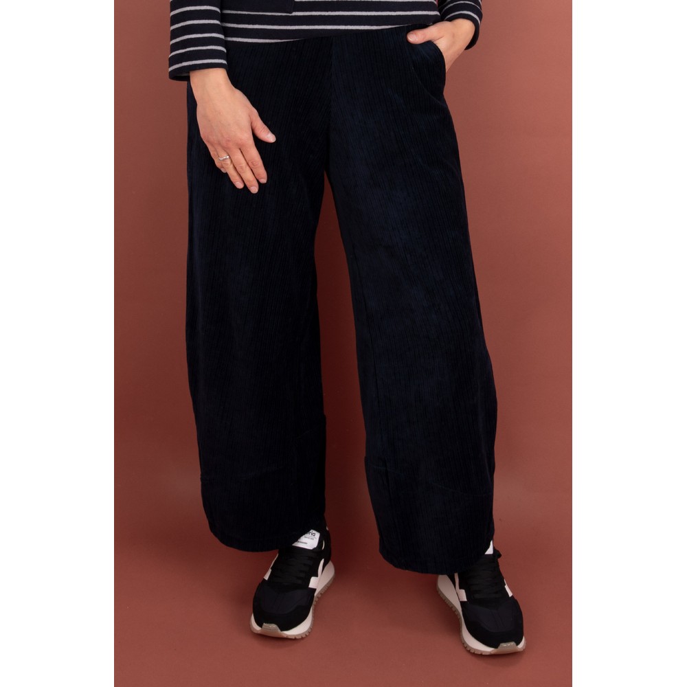 Mama B Lipsia Notte Easy Fit 7/8 Cord Trouser Notte