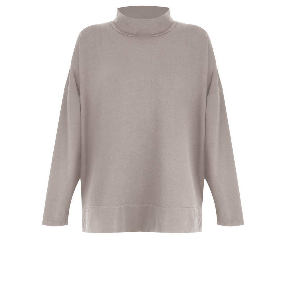 Amazing Woman Ginny Fango Cowl Neck Jersey Top Fango