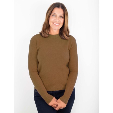 Amazing Woman Prue Toast Semi Fitted Round Jumper - Brown