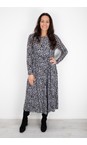 Foil Roar International Velvet Roar Print Maxi Dress  