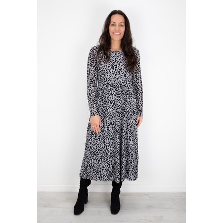 Foil International Velvet Roar Print Maxi Dress - Brown