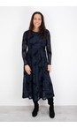 Foil Splatter Midnight International Velvet Splatter Midnight Print Dress  
