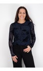 Foil Splatter Midnight International Velvet Splatter Midnight Print Crew  