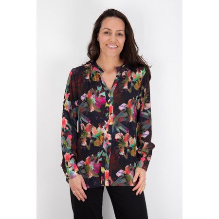 Foil Magic Touch Blouse - Blue