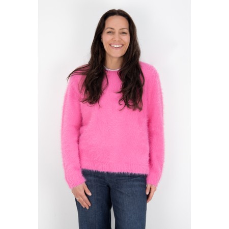 Foil Top Bird Thrift Pink Jumper - Pink