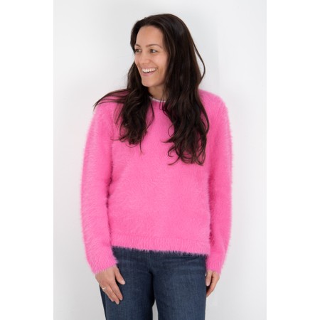 Foil Top Bird Thrift Pink Jumper - Pink