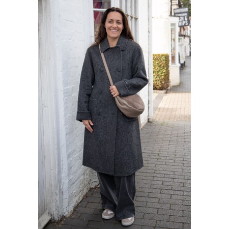 Mos Mosh Lucca Barkley Wool Coat - Brown