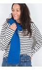 Mos Mosh 242 Blue Lolite Lora Knit Scarf  