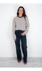 Mos Mosh 447 Dark Blue Dara Dark Blue Hera Wide Leg Jean  