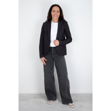 Robell Alex Pinstripe Jacket - Grey