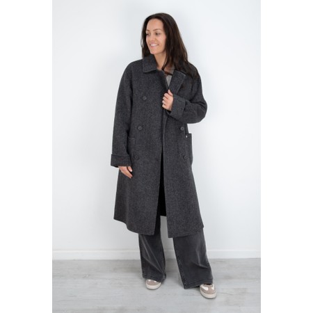 Mos Mosh Lucca Barkley Wool Coat - Brown
