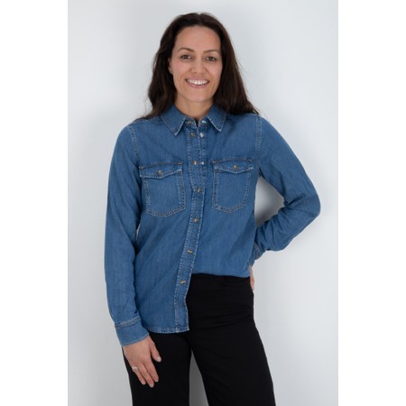Mos Mosh Natalie Denim Shirt - Blue