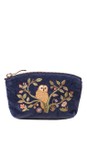 Elizabeth Scarlett Indigo Tree Of Life Indigo Velvet Coin Purse  