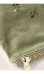 Elizabeth Scarlett Olive Mystical Horse Everyday Velvet Pouch  