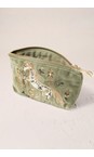 Elizabeth Scarlett Olive Mystical Horse Velvet Coin Purse  