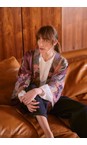 One Hundred Stars Crane Plum Crane Plum Short Kimono  
