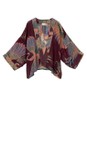 One Hundred Stars Crane Plum Crane Plum Short Kimono  