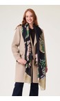 One Hundred Stars Crane Emerald Crane Emerald Wool Scarf  