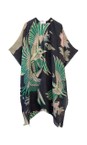 One Hundred Stars Crane Emerald Wool Throwover  
