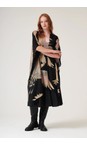 One Hundred Stars Crane Black Wool Throwover  