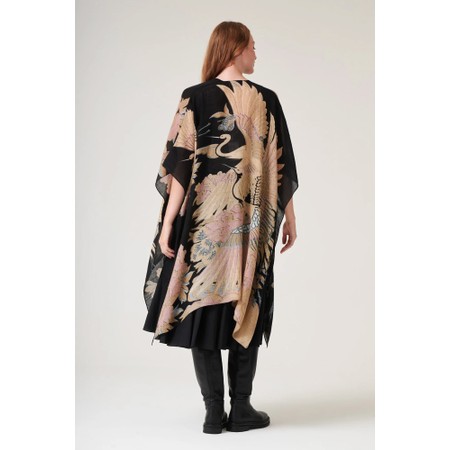One Hundred Stars Wool Throwover - Black